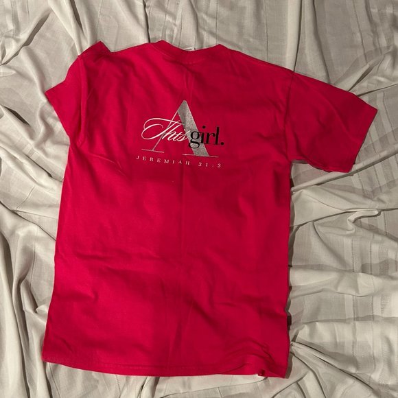 Women of Faith Pink Spiritual Tee Shirt Sz M NWOT - Picture 3 of 6